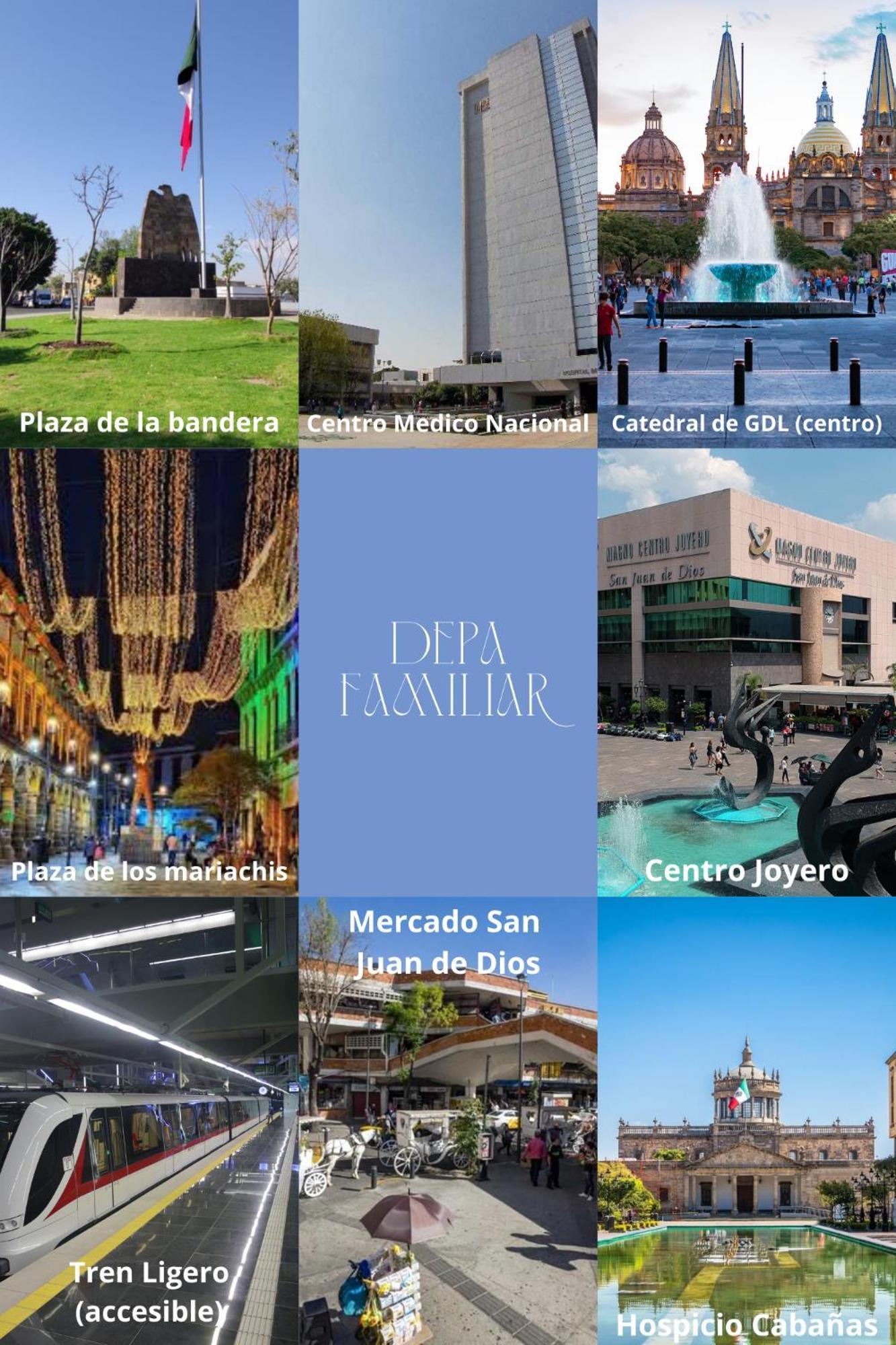 Depa Familiar Centrico Gdl Con Estacionamiento Apartment กัวดาลาฮารา ภายนอก รูปภาพ